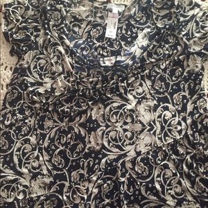 NEW Dress Barn sparkly blouse